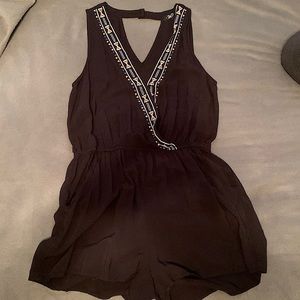 Bebop Black Romper w/ pockets